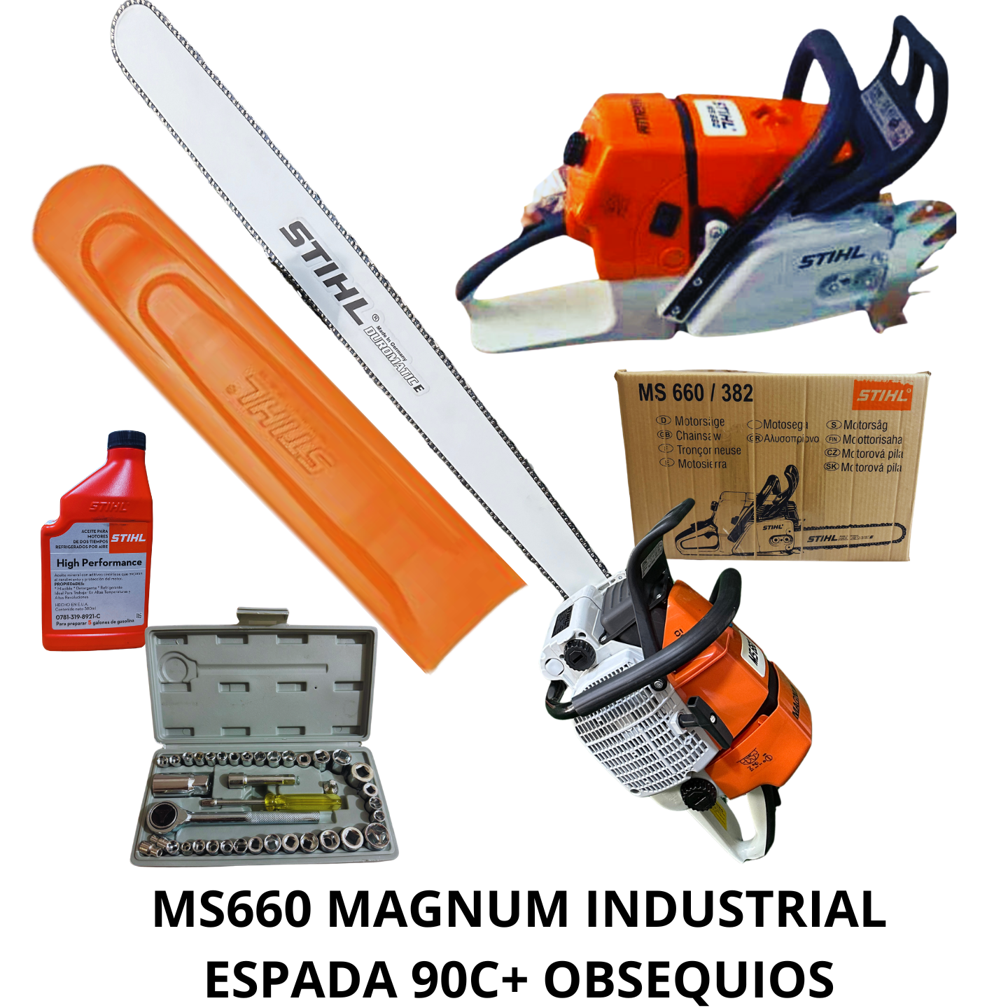 MOTOSIERRA MS660 MAGNUM 660 ESPADA 80CM