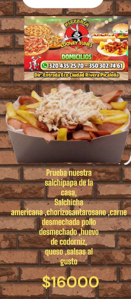 salchipapas personal - 2