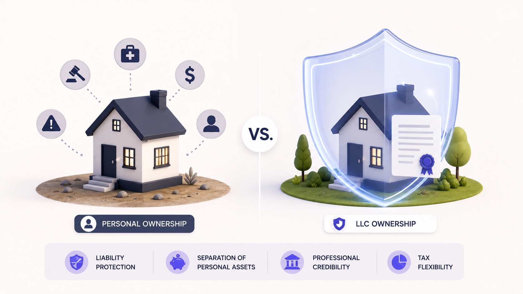 LLC vs personal ownership