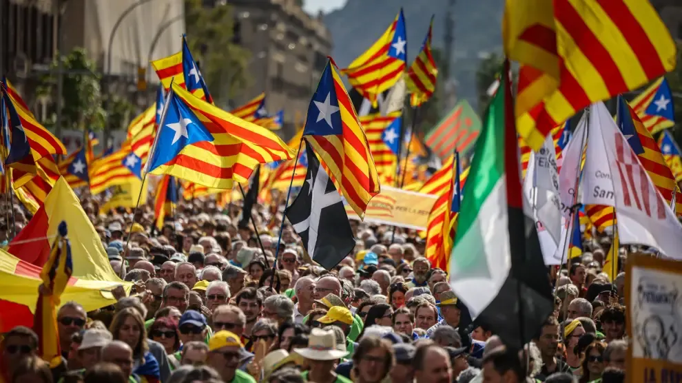 La mayoría de los catalanes están en contra de la independencia