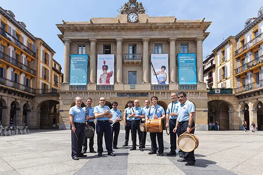 Concierto de la Banda Municipal de txistularis de San Sebastián