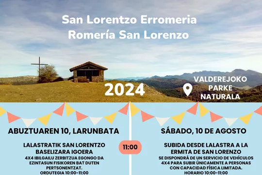 Programa Romería de San Lorenzo 2024 (Parque Natural de Valderejo)