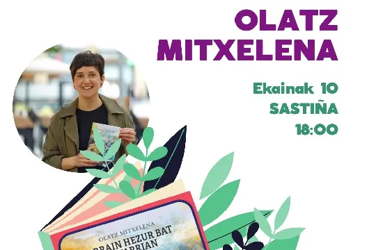 Presentación de libro: "Arrain hezur bat eztarrian" (Olatz Mitxelena)