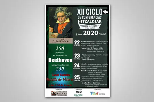 "Beethoven cuenta en el Congreso de Viena un hecho histórico con Vitoria de protagonista" (online)