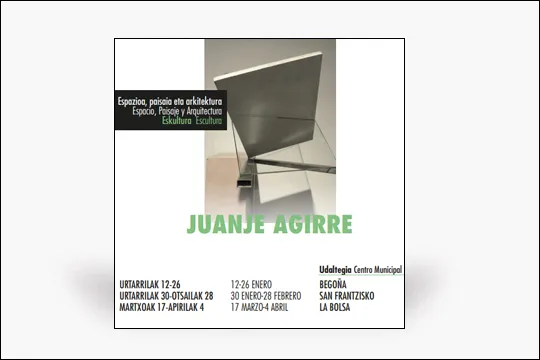 Expodistrito 2023: "Espacio, paisaje y arquitectura", exposición de escultura de Juanje Agirre