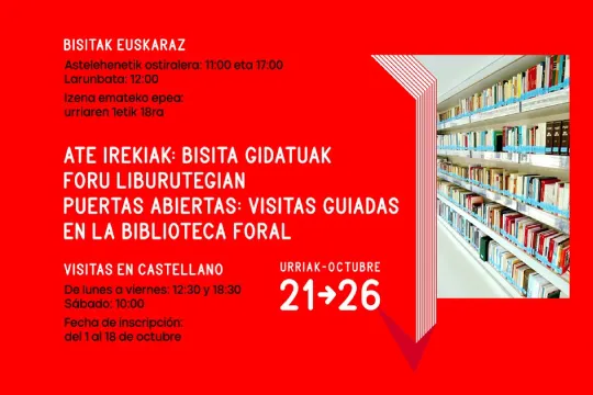 "Puertas abiertas: visitas guiadas a la Biblioteca Foral de Bizkaia"