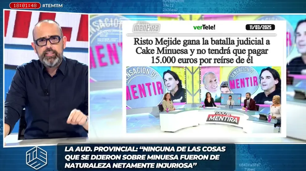 Risto Mejide gana el juicio a Cake Minuesa y no tendrá que pagar 15.000 euros por llamarle 'Bizcochito'