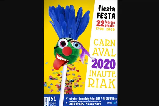 Fiesta Carnaval Para Niños, Niñas Y Sus Familias