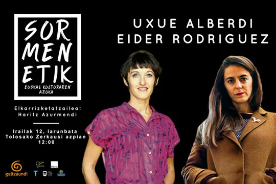 Sormenetik: Charla entre Uxue Alberdi y Eider Rodriguez