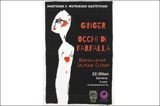 Occhi Di Farfalla + Ginger + Bakallauak Saltsan DJxak