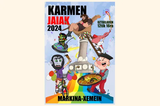 Markina-Xemeingo Jaiak 2024: egitaraua