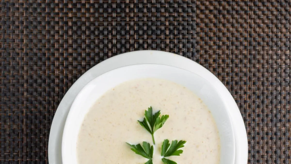 Receta de vichyssoise de manzana ligera