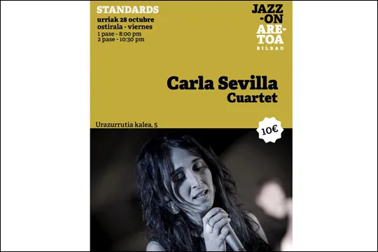 Ciclo Standards: Carla Sevilla Quartet