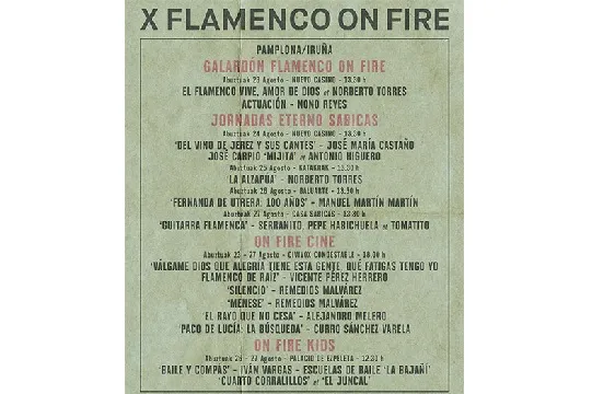 Flamenco On Fire 2023: "EL FLAMENCO VIVE, AMOR DE DIOS Y NORBERTO TORRES"