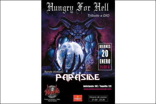 Hungry For Hell (Tributo a DIO) + Paraside
