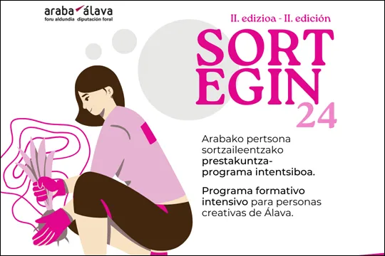 SORTEGIN 2024 - Programa formativo intensivo para personas creativas de Álava