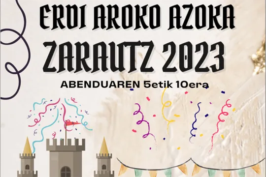 Programa Mercado Medieval 2023 de Zarautz