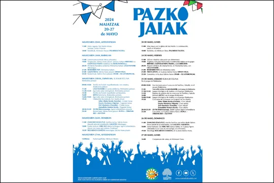 Programa Pazko jaiak 2024 en Zamudio
