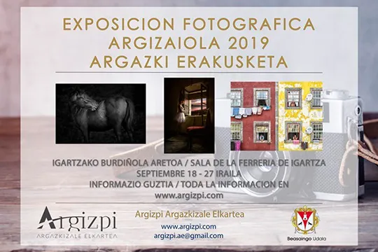 Exposición de las obras del Trofeo Argizaiola 2019