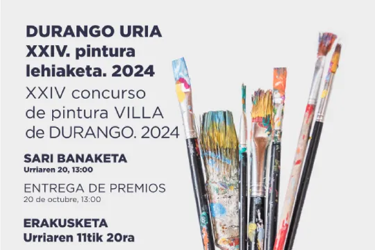 "XXIV edición del concurso de pintura VILLA de DURANGO"