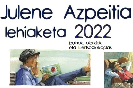 Concurso literario Julene Azpeitia 2022 (Durango)