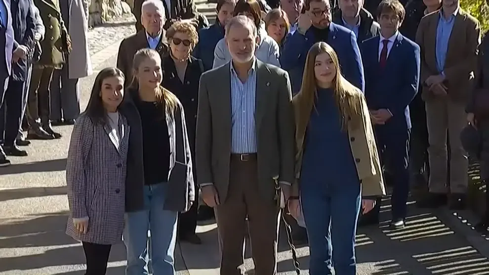 La Familia Real visita Sotres en el corazón de los Picos de Europa, pueblo ejemplar 2024