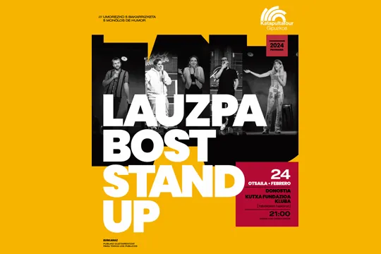 Katapulta Tour Gipuzkoa 2024: "Lauzpabost Stand Up"
