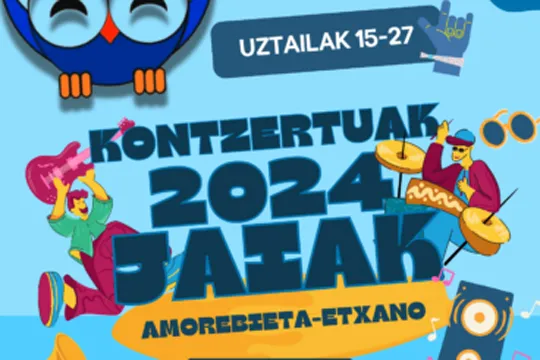 Amorebieta-Etxanoko Jaiak 2024: egitaraua (Karmenak eta Santanatxu)
