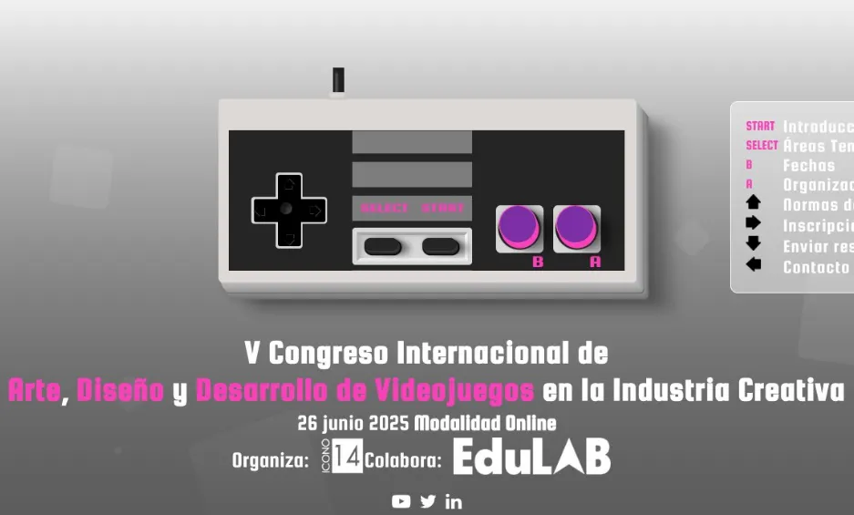Congreso Internacional de Arte, Diseño y Desarrollo de Videojuegos en la Industria Creativa 2025