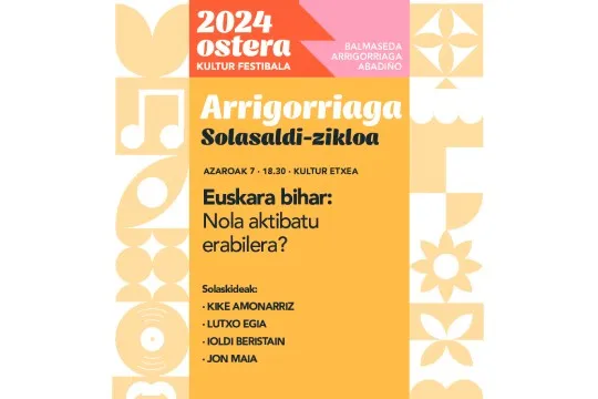 OSTERA 2024: Solasaldia: "Euskara bihar: Nola aktibatu erabilera?"