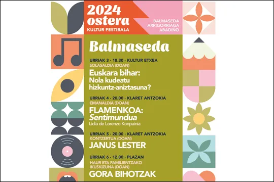 OSTERA 2024 kultur festibala (Balmaseda)