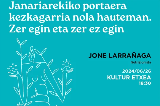 "Janariarekiko portaera kezkagarria nola hauteman. Zer egin eta zer ez egin"