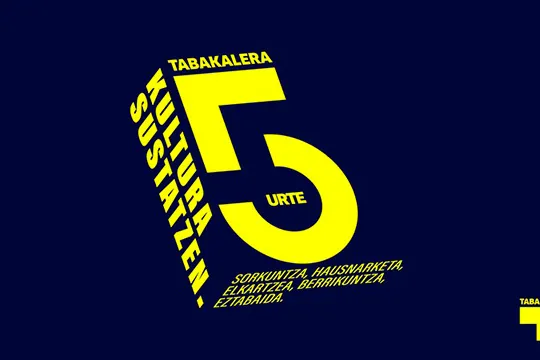 Programa del quinto aniversario de Tabakalera