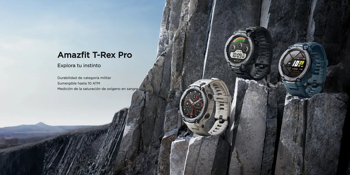 El Amazfit T-Rex Pro llega a España: el reloj más extremo de Amazfit