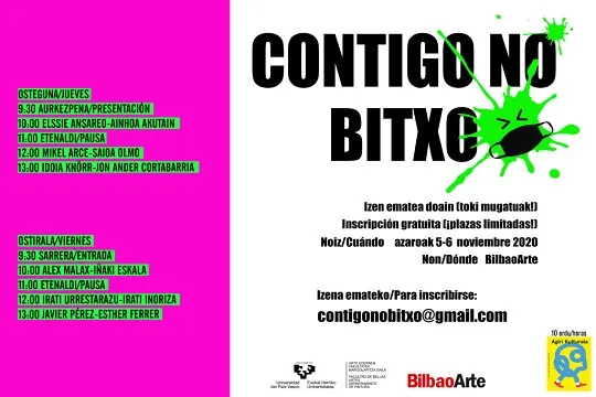 II. Jornadas sobre conservación de arte contemporáneo: «Contigo no bitxo»