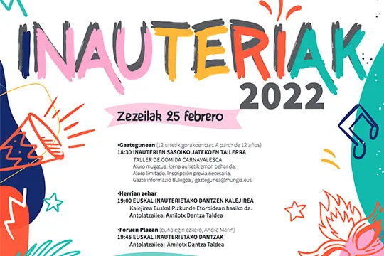Programa de Carnavales de Mungia 2022