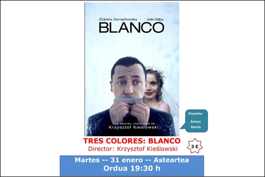 Cineforum Gasteiz: "TRES COLORES: BLANCO"
