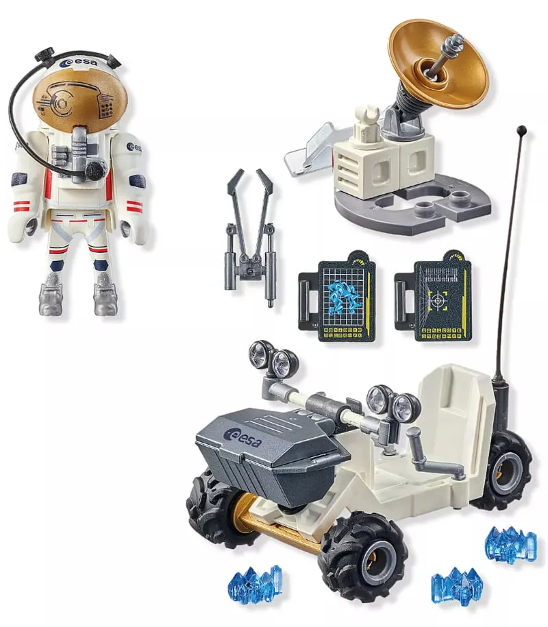 La Agencia Espacial Europea y Playmobil sacan un set con un astronauta y un rover que lo mola todo