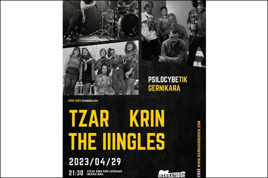 TZAR + THE IIINGLES + KRIM