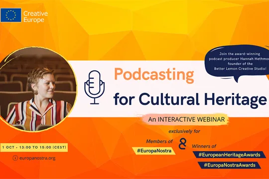 Webinar: "Podcasting para el patrimonio cultural"