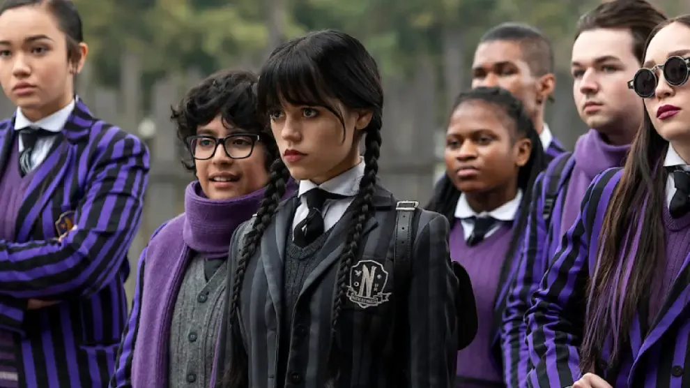 Netflix lleva la Academia Nevermore a Madrid para celebrar el regreso de 'Miércoles'