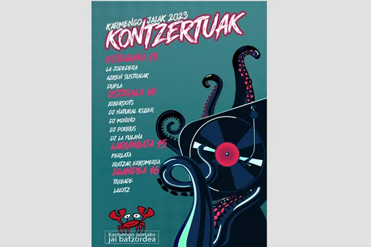 Fiestas del Carmen 2023 (San Sebastian): PERLATA + IRATZAR ERROMERIA