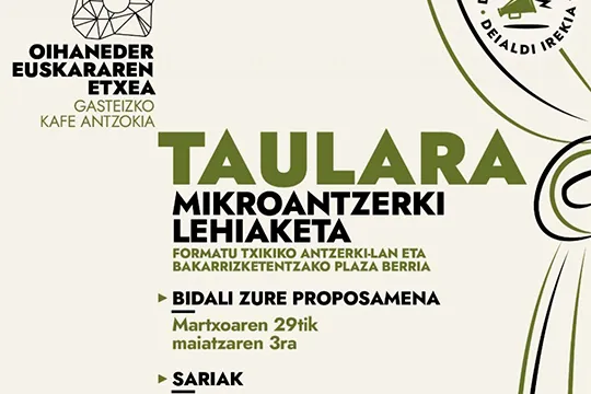 Taulara - concurso de obras de teatro y monólogos de pequeño formato