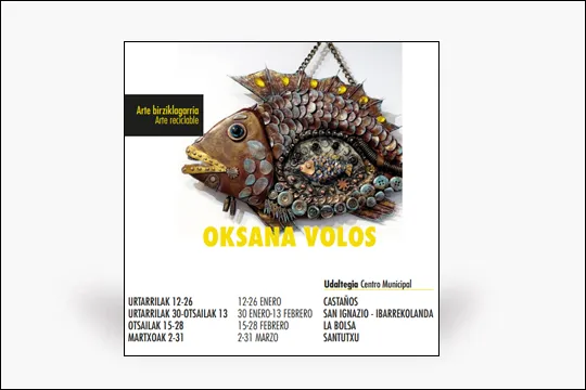 Expodistrito 2023: "Arte reciclable", exposición de Oksana Volos