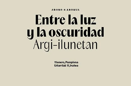 Orquesta Sinfónica de Navarra: "Entre la luz y la oscuridad"