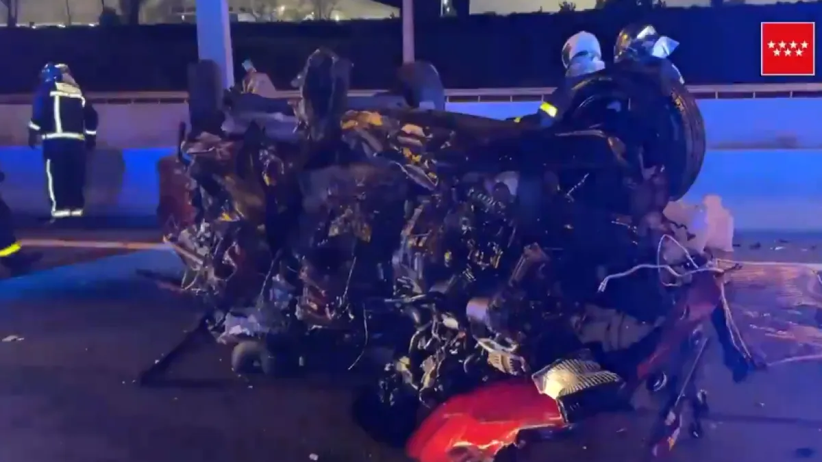 Un kamikaze provoca un accidente mortal en la A2 a la altura de Alcalá de Henares