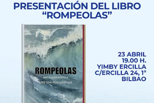Presentación de poemario: "Rompeolas" (Cristina Ruiz Mazpule)