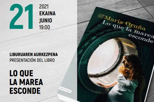 Presentación del libro "Lo que la marea esconde" de María Oruña