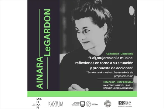 Hitzaldia: "Las mujeres en la música: reflexiones en torno a su situación y propuesta de acciones"