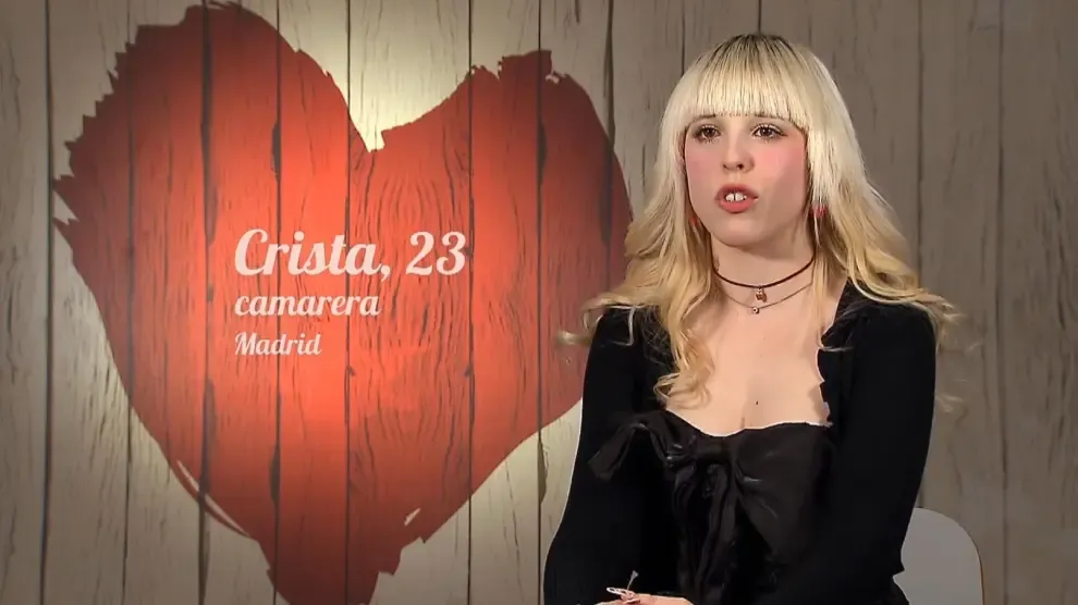 Crista, en 'First Dates': "Quiero a una persona que disfrute cuidando de mí"
